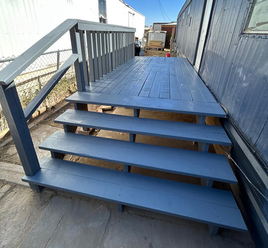 Wood Deck Build
